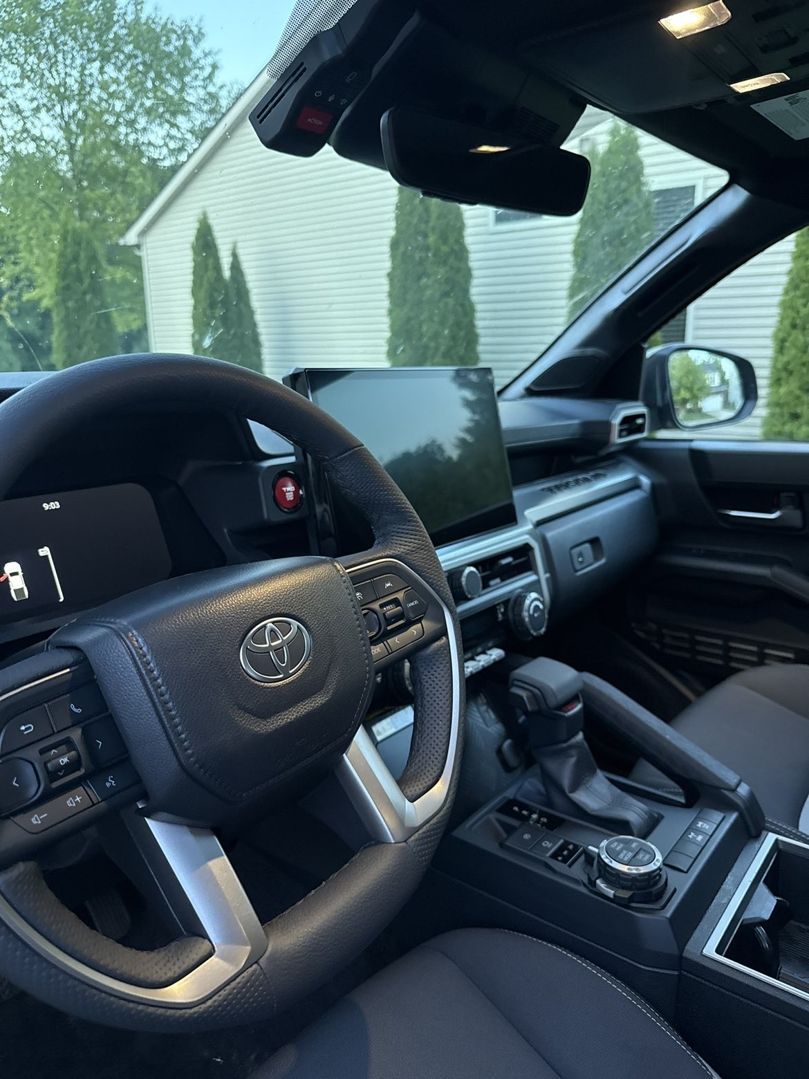 Clean Tacoma interior after service